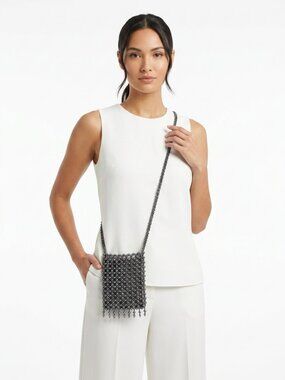 Gorgio Beverly Hills Exclusive Beaded Crossbody Bag – Like New ✨